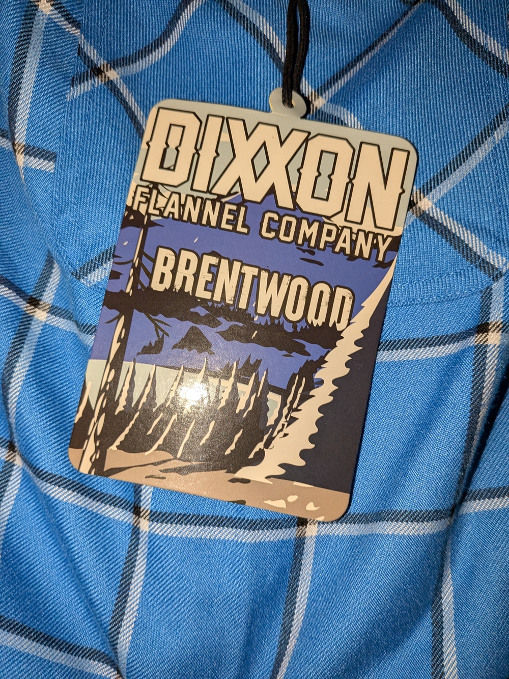 DIXXON Blue Plaid Button-Down Shirt